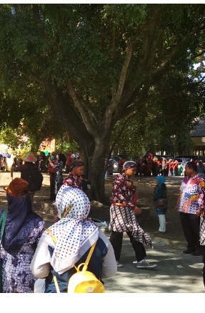 Drs. H. Bakhtiar Nurhidayat, Kepala Bidang Pendidikan Khusus Dinas DIKPORA DIY Membuka KARNAVAL Jambore PK-PLK DIY 2019.